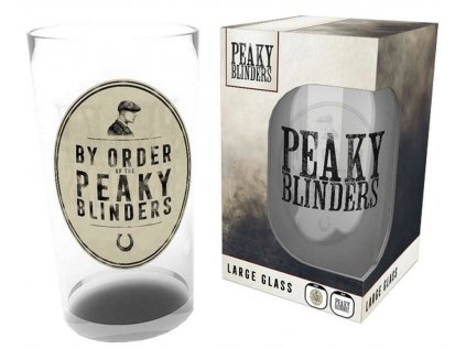 SKLENICE SKLO ČIRÉ|PEAKY BLINDERS  400 ml|BY ORDER OF