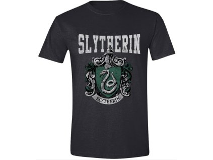 TRIČKO PÁNSKÉ|HARRY POTTER  SLYTHERIN LOGO|ANTRACITOVÉ (XL)