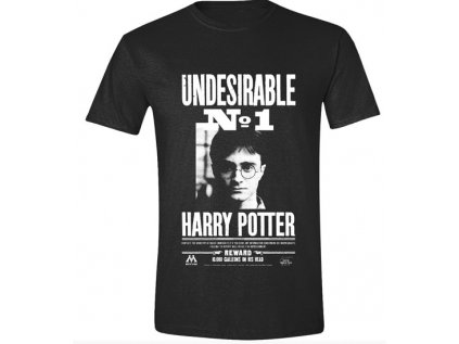 TRIČKO PÁNSKÉ/HARRY POTTER  UNDESIRABLE No.1/ANTRACITOVÉ