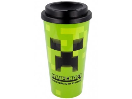 HRNEK CESTOVNÍ S VÍČKEM|MINECRAFT  520 ml|CREEPER