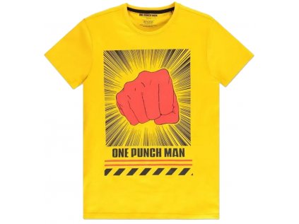 TRIČKO PÁNSKÉ|ONE PUNCH MAN  THE PUNCH|ČERNÉ