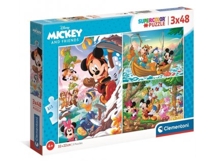 PUZZLE|DISNEY  MICKEY AND FRIENDS|48 KUSŮ