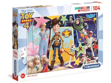 PUZZLE|DISNEY|TOY STORY 4  WOODY AND FRIENDS|104 KUSŮ