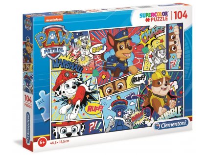 PUZZLE|PAW PATROL  COMICS|104 KUSŮ