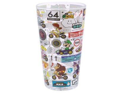 SKLENICE SKLO ČIRÉ|NINTENDO  400 ml|SUPER MARIO