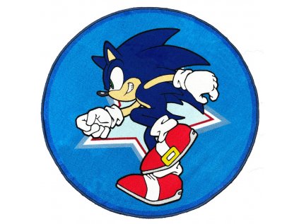 KOBEREČEK|NINTENDO  SONIC MODERN GO FASTER|100 x 100 cm