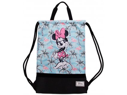 PYTLÍK GYM BAG|MICKEY MOUSE  MINNIE MOUSE TROPIC|34 x 49 cm