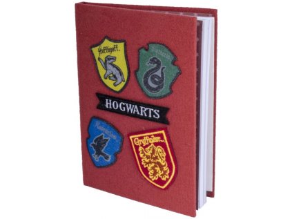 BLOK|ZÁPISNÍK A5|HARRY POTTER  HOGWARTS HOUSES