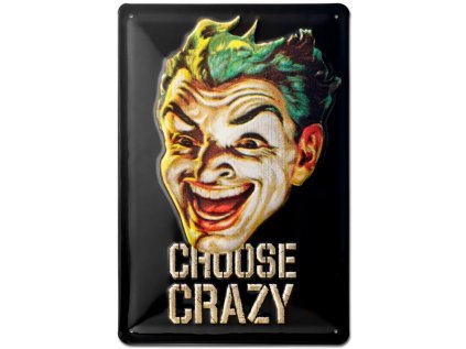 CEDULE NA ZEĎ|DC COMICS  A4|20 x 30 cm|JOKER|CHOOSE CRAZY