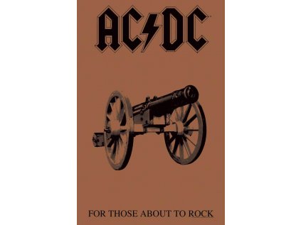 VLAJKA NA ZEĎ|AC/DC  FOR THOSE ABOUT TO ROCK|70 x 106 cm