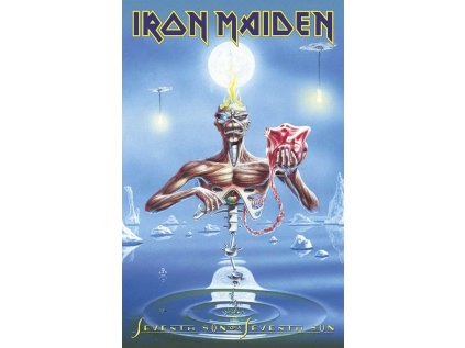 VLAJKA NA ZEĎ|IRON MAIDEN  SEVENTH SON|70 x 106 cm