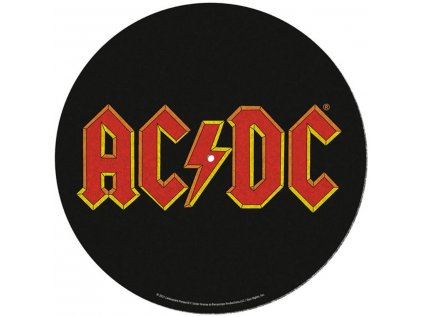 PODLOŽKA NA TALÍŘ GRAMOFONU  AC/DC|LOGO