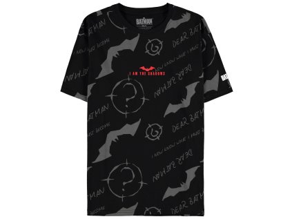 TRIČKO PÁNSKÉ|DC COMICS|BATMAN  DEAR BATMAN|ČERNÉ|VELIKOST (XL)