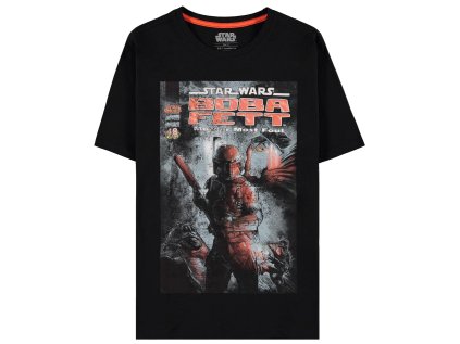 TRIČKO PÁNSKÉ|STAR WARS  BOBA FETT|THE LEGEND|ČERNÉ (L)