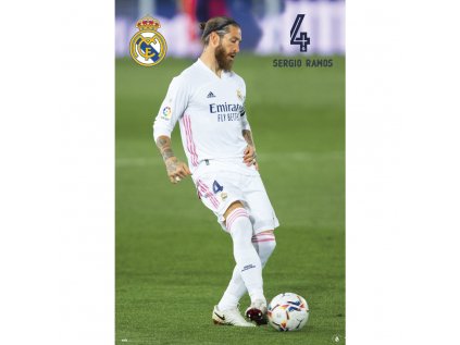 PLAKÁT 61 x 91,5 cm|REAL MADRID FC  SERGIO RAMOS