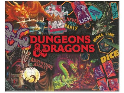PUZZLE 750 KUSŮ  DUNGEONS AND DRAGONS|ADVENTURE