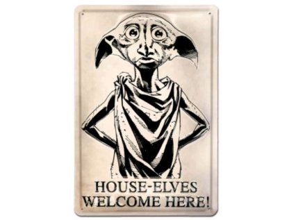 CEDULE NA ZEĎ A4|HARRY POTTER  DOBBY HOUSE ELVES|20 x 30 cm