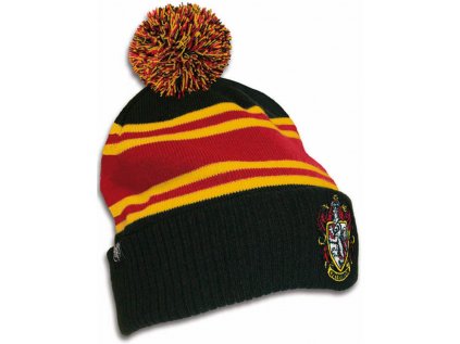 ČEPICE ZIMNÍ KULICH|HARRY POTTER  GRYFFINDOR LION|PŘELOŽENÁ