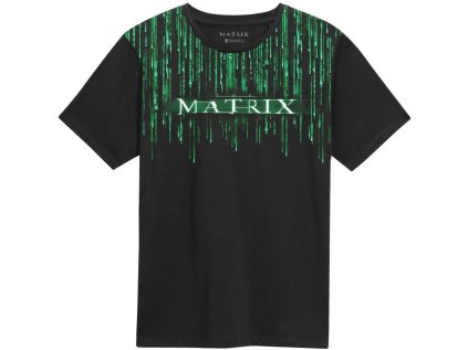 TRIČKO PÁNSKÉ|THE MATRIX  MATRIX CODE|ČERNÉ