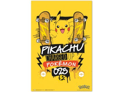 PLAKÁT 61 x 91,5 cm|POKÉMON  PIKACHU