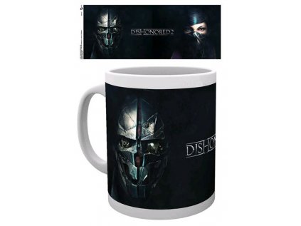 HRNEK KERAMICKÝ|DISHONORED 2  300 ml|FACES|BÍLÝ