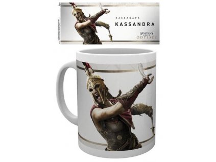 HRNEK KERAMICKÝ|ASSASSIN'S CREED  300 ml|KASSANDRA ACTION|BÍLÝ