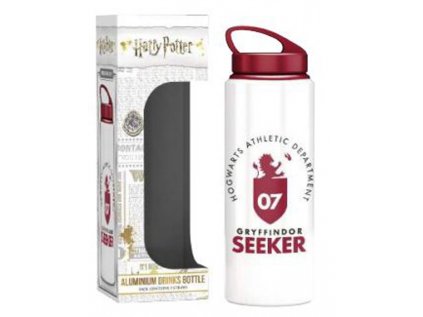 LÁHEV NA PITÍ|HARRY POTTER  700 ml|HLINÍKOVÁ|QUIDDITCH|BÍLÁ