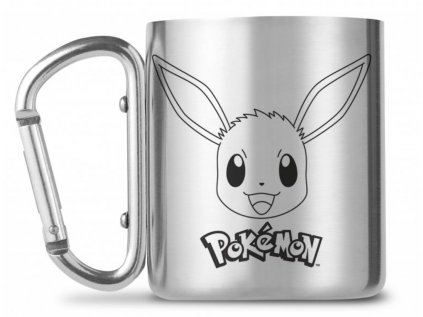 HRNEK KOVOVÝ|POKÉMON  227 ml|S KARABINOU|EEVEE