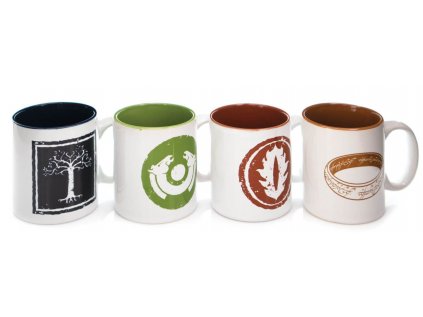 HRNEK MINI SET 4 KUSŮ|LORD OF RINGS  150 ml|SYMBOLS