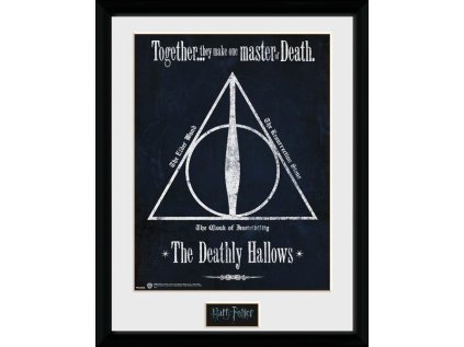 PLAKÁT V RÁMU 30 x 40 cm  HARRY POTTER|DEATHLY HALLOWS