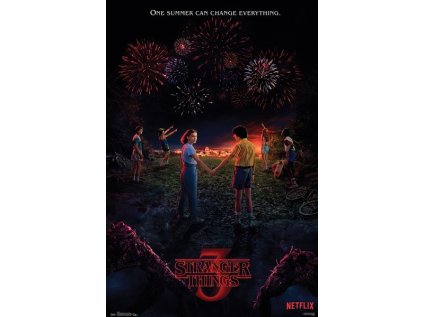 PLAKÁT 61 x 91,5 cm  STRANGER THINGS 3|KEY ART