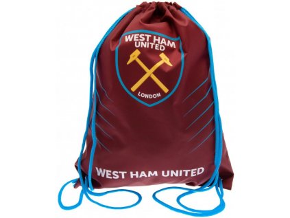 PYTLÍK GYM BAG|WEST HAM UNITED FC  HAMMERS|40 x 33 cm