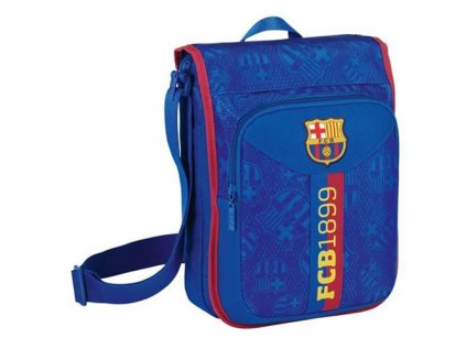 TAŠKA NA RAMENO|BARCELONA FC  ŠÍŘKA 24 cm|MODRÁ|FCB|11272