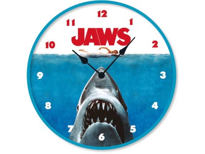 HODINY NÁSTĚNNÉ|JAWS  RISING|PRŮMĚR 25 cm