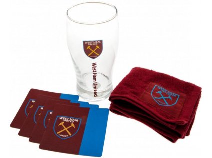 SKLENICE BAR SET|WEST HAM UNITED FC  570 ml|MINI SET|LOGO