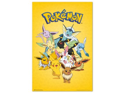 PLAKÁT 61 x 91,5 cm|POKÉMON  EVOLUTION