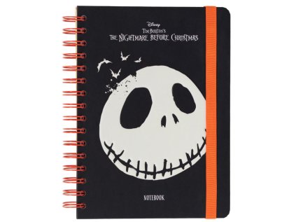 BLOK|ZÁPISNÍK A5|KROUŽKOVÁ VAZBA  THE NIGHTMARE BEFORE CHRISTMAS|JACK