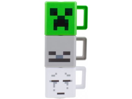 HRNEK PLASTOVÝ SET 3 KUSŮ  250 ml|MINECRAFT MONSTERS