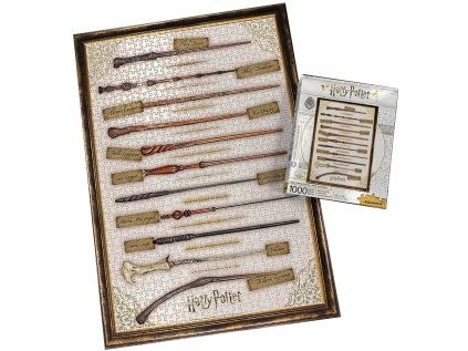 PUZZLE 1000 KUSŮ|HARRY POTTER  MAGICAL WANDS|51 x 71 cm