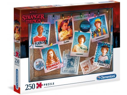 PUZZLE 250 KUSŮ|STRANGER THINGS  CHARACTERS|48,5 x 33,5 cm
