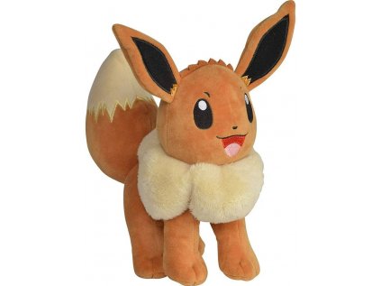 HRAČKA - FIGURKA PLYŠOVÁ|POKÉMON  EEVEE|VÝŠKA 20 cm