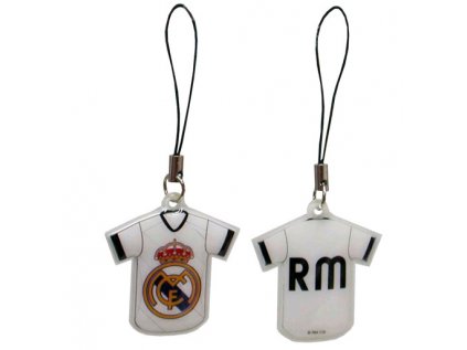 PŘÍVĚSEK K MOBILNÍMU TELEFONU  REAL MADRID FC|3D|DRES|3 x 3,5 cm