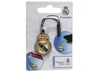 PŘÍVĚSEK K MOBILNÍMU TELEFONU  REAL MADRID FC|3D|ZNAK|2,5 x 5 cm