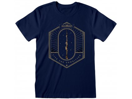 TRIČKO PÁNSKÉ|HARRY POTTER HL  GOLDEN WAND|NAVY