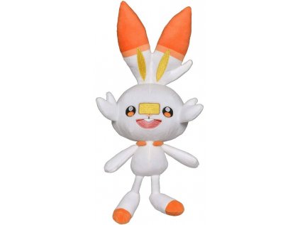 HRAČKA - FIGURKA PLYŠOVÁ|POKÉMON  SCORBUNNY|VÝŠKA 30 cm