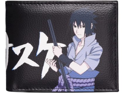 PENĚŽENKA OTEVÍRACÍ|NARUTO  SHIPPUDEN|SASUKE|10 x 9 x 2 cm