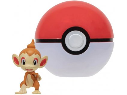 FIGURKA SBĚRATELSKÁ|POKÉMON  CHIMCHAR & POKÉBALL