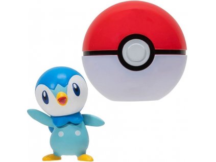 FIGURKA SBĚRATELSKÁ|POKÉMON  PIPLUP & POKÉBALL