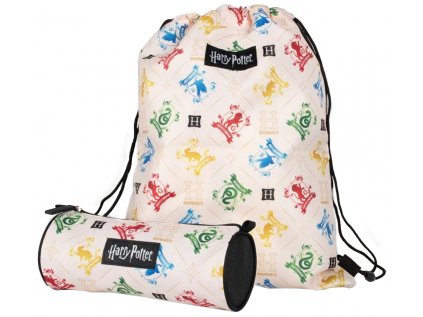 PYTLÍK GYM BAG + PENÁL|SET 2 KUSŮ  HARRY POTTER|HOGWARTS HOUSE CREST