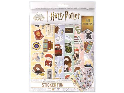 SAMOLEPKY SET 50 KUSŮ|HARRY POTTER  5 LISTŮ